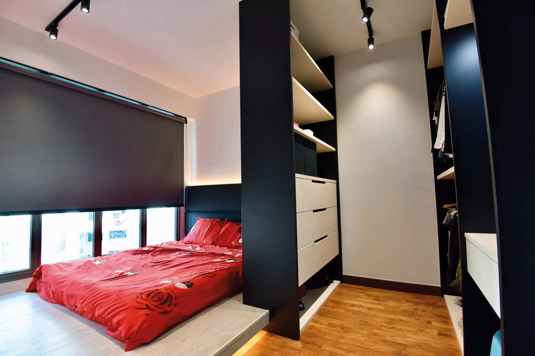 hdb flat home monochromatic modern van hus interior design