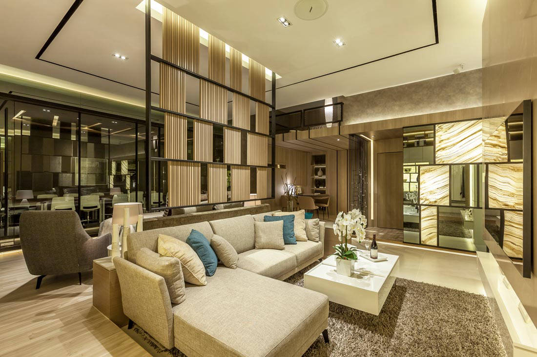 modern living room showrooms