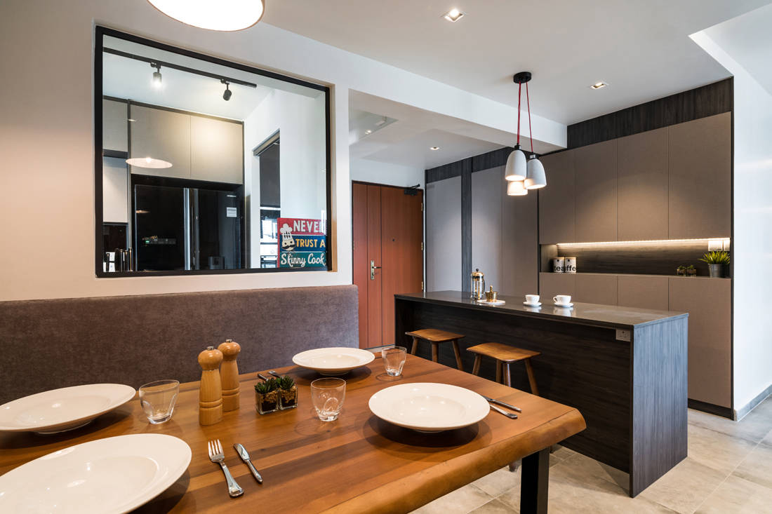 An HDB flat gets a modern contemporary transformation | Lookboxliving