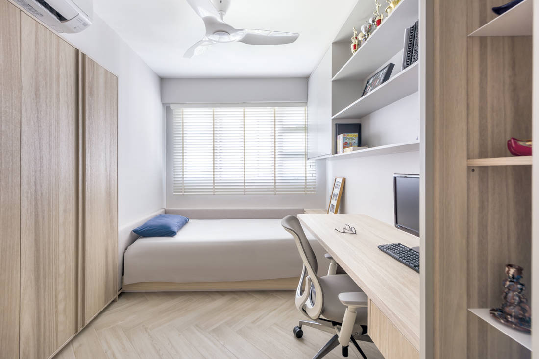 This HDB  flat showcases minimalism at its finest 