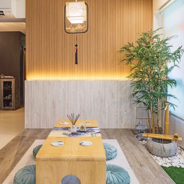 Nope, this is not a ryokan in Japan but a flat right here in Singapore that’s been designed for a homeowner who loves the Japanese aesthetic. The design goes all out in this case, with a tatami-style dining area complete with a mini indoor garden and water feature. 

The flat holds dual identities, with industrial-inspired areas too! 

This is just one of 25 projects that you can vote for in Lookbox Annual 2023 People’s Choice, with fab prizes to be won. See link in bio ⬆️

Project by AP Concept @ap.concept

#LookboxAnnual2023 #LBA2023 #LBAPeoplesChoice 
#Lookboxliving #Lbdesignnotes #sghomes #hdbsg #japaneseculture #japanesestyle #interiordesignsg #homeinspo #homegoals #homedecorsg #decorlove #homereno #sgrenovation #instahome